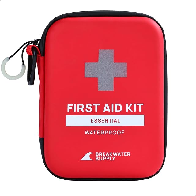 Breakwater Supply First Aid Kit for Car Home Office Travel Dorm Businesses 101 Piece HSA FSA Household AirBNB