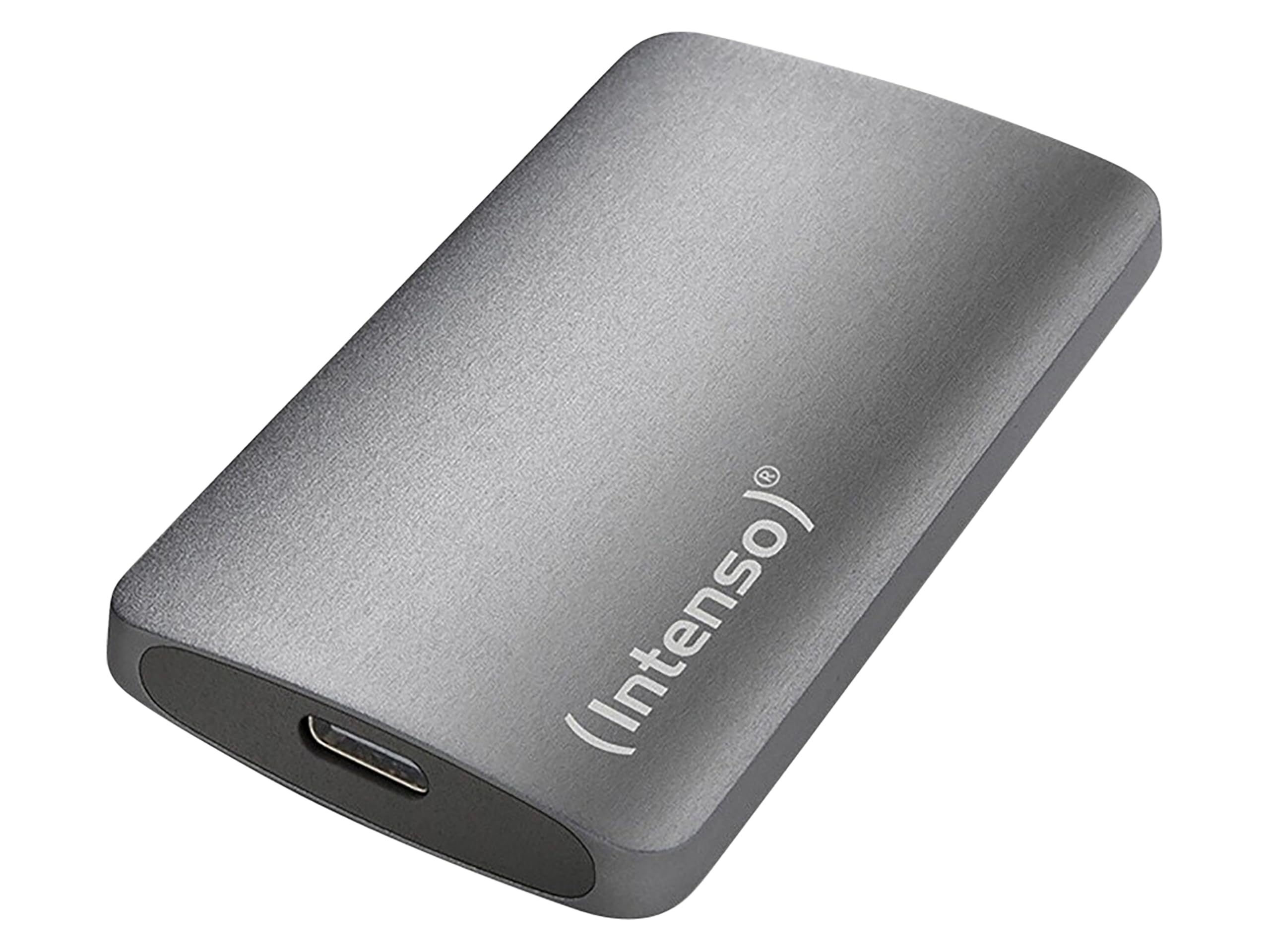 Intenso TX800 Externe SSD, 2 TB, bis zu 2100 MB/s, Portable Solid State Drive, USB 3.2 Gen 2x2, USB-C, Aluminiumgehäuse, Anthrazit, Windows & Mac