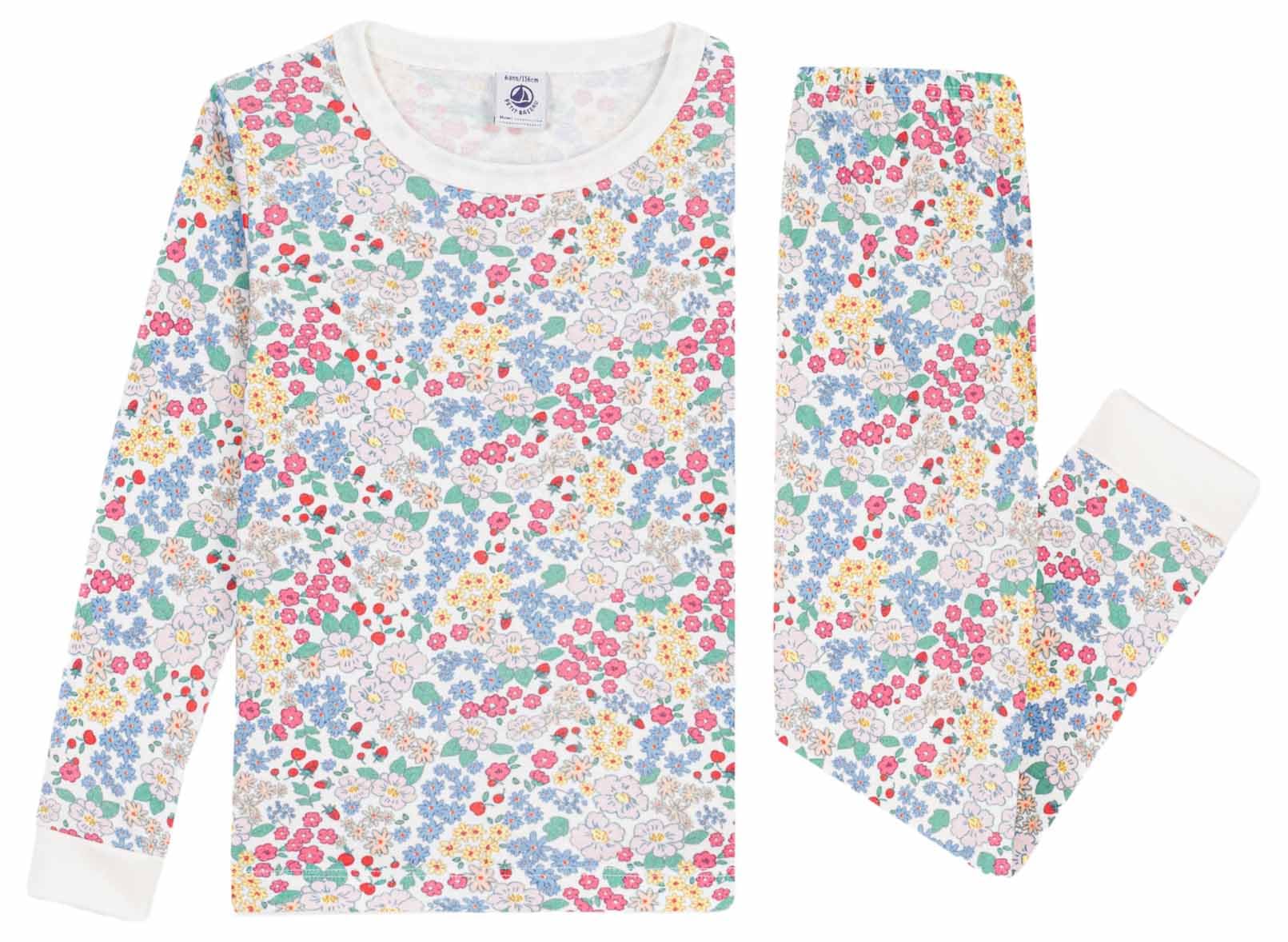 Petit Bateau Unisex Baby Pe Bateau Pyjama Très Ajusté Enfant En Coton Imprimé, 12a, Multicolore Apparel