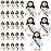 Bememo 25 Pcs Little Jesus Figures Original Design Jesus Love You Mini Rubber Toys to Hide and Seek Christmas Religious Party Favors Sunday School Baptism Gifts(Macaron Colors)