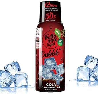 FruttaMax Sugar-Free Cola Syrup   50% Real Fruit | Low-Calorie Drink Syrup for Soda Makers, Cocktails & Desserts   500ml