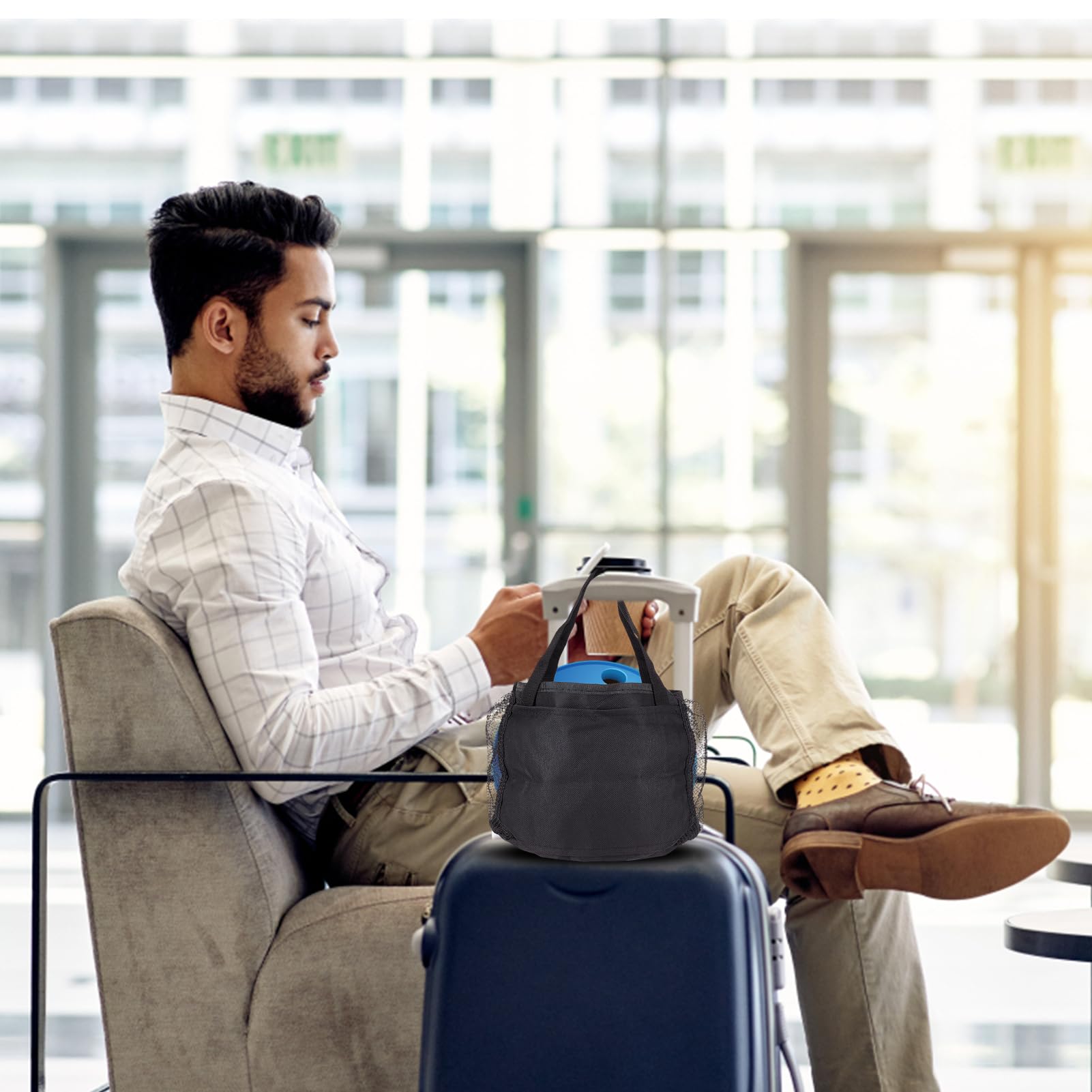 NICENEEDED Bolsa de Bola de Bolos Sola Bola, Bolso de Bola de Bolos para Hombres Y Mujeres, Bolsa de Mano Acolchada Adicional con Forma de Bola de Bolos