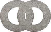 Irnyso PTO Driveshaft Slip Clutch Friction Discs 2-Pack W41487 Fits John Deere Bondioli Krone 3" ID 5.5" OD 0.125" Thick