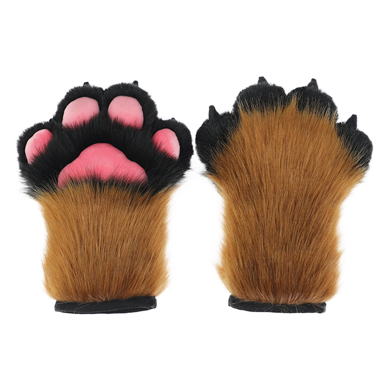 Guantes de pata de animal para adultos ideales en fiestas de cosplay 7