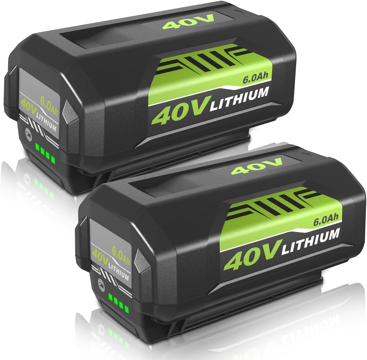2Pack 40v 6.0Ah OP4026A Replacement for Ryobi 40V Battery Compatible with Ryobi 40 Volt Battery Lithium OP4015 OP4040 OP40201 OP4050A OP4015 OP40261 OP4030 OP40401 OP4060 Power Tools (6.0Ah, 2Pack)