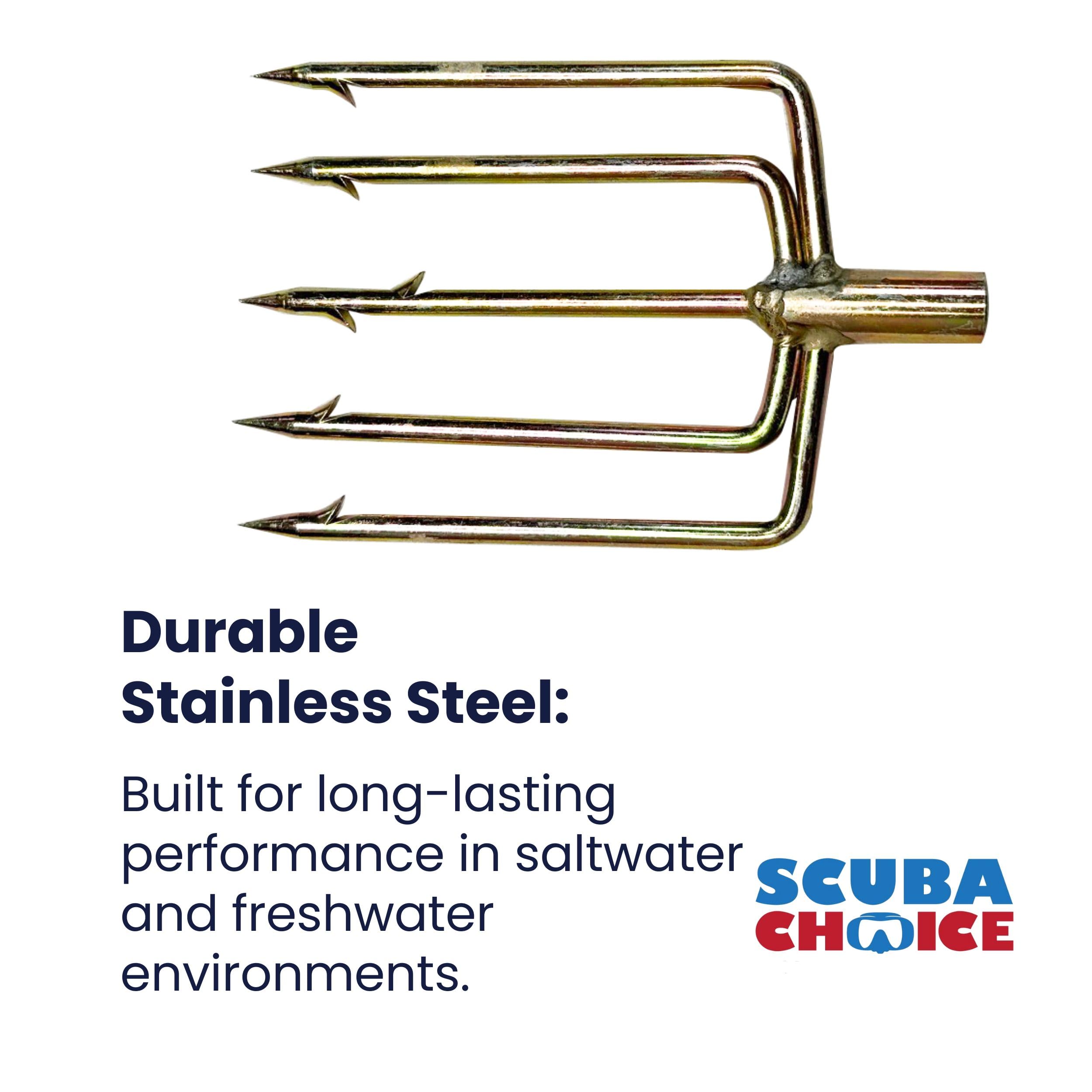 Spearfishing 7.5" Stainless Steel Pole Spear Tip Single Barb Head – Scuba Choice