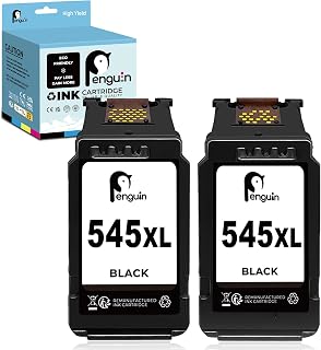 Penguin PG-545XL 2 Black Ink Cartridge Replacement for Canon 545 XL Compatible with Pixma TS3350 3300 3355 3150 MX495 490 MG2950 MG2550 MG3050 MG2400 MG2450 MG2455 MG3053 TR4550 iP2800 iP2850