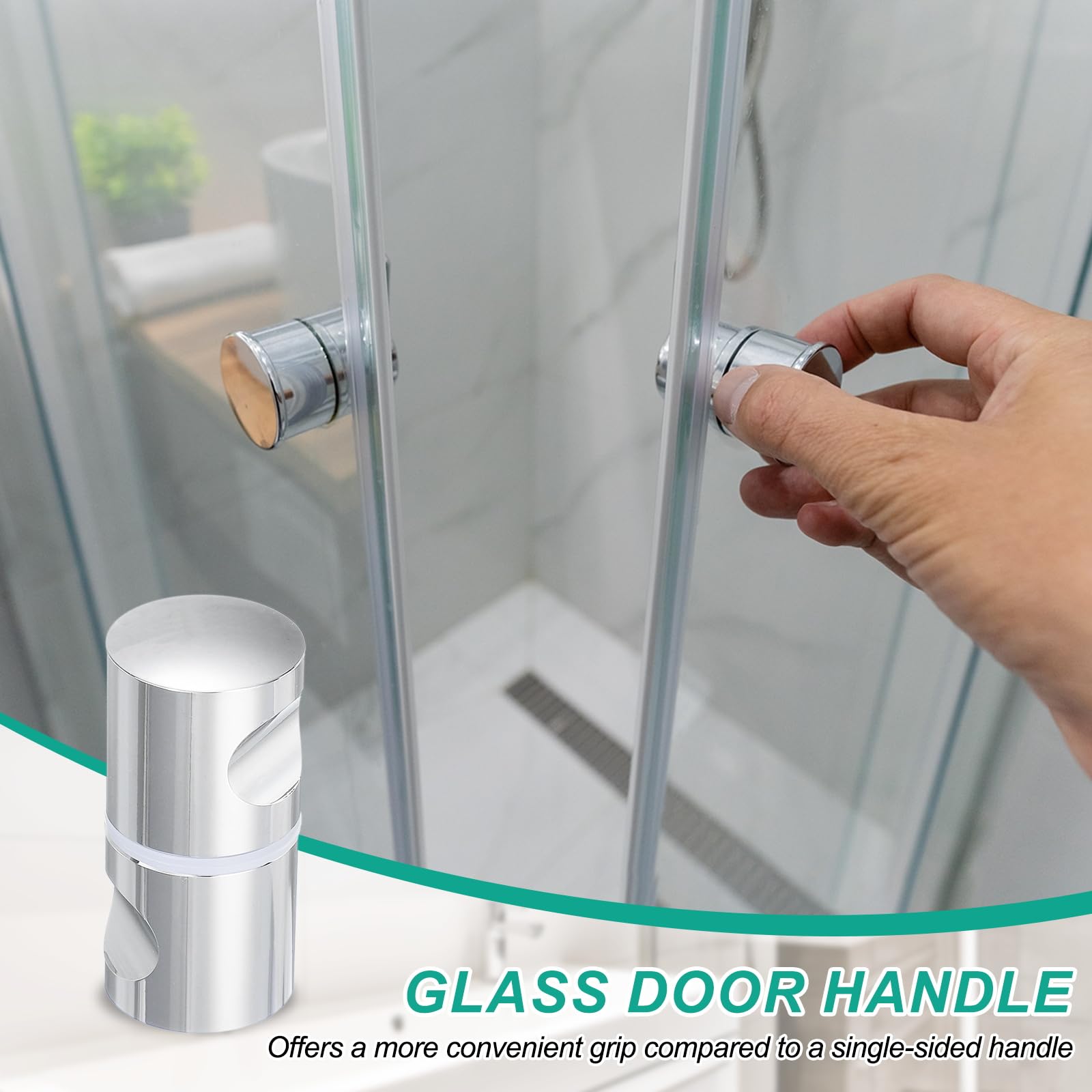PATIKIL Glass Shower Door Handle - Image 4