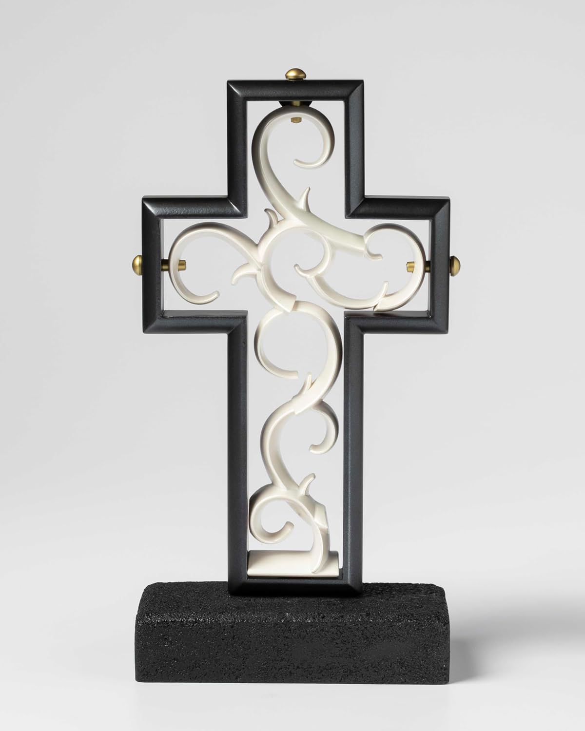 Unity Cross ® Black and Pearl White; Unity Candle Unity Sand Alternative
