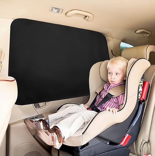 Miniatura 3 de Ovege Car Window Shades Magnetic - Side Window Sun Shade Car Curtain Suedette UV Protection Privacy Baby Suction Magnetic －Front&Back 4pcs