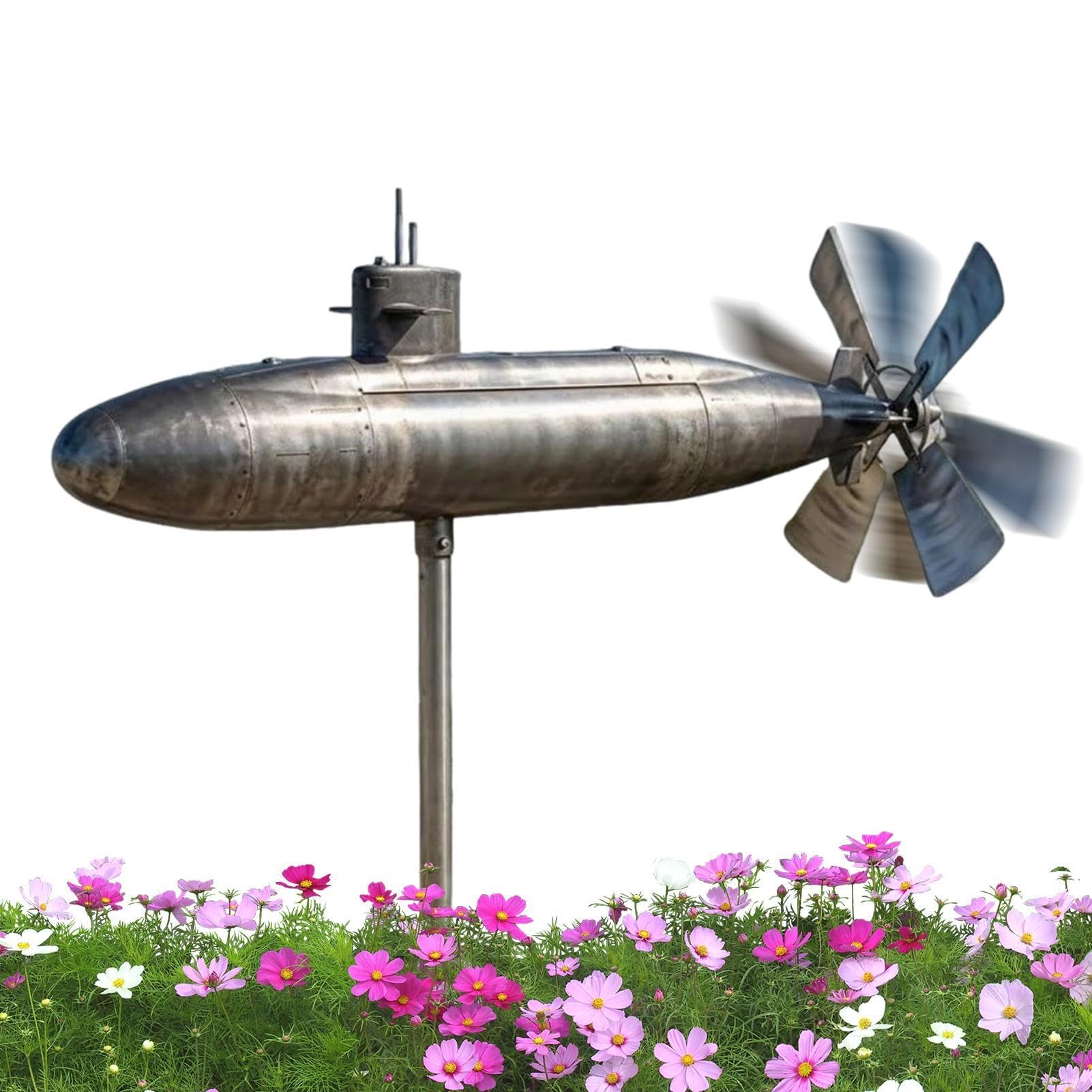 Girouette à vent robuste pour animer un jardin ou un balcon triste