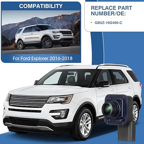 Miniatura 99 de Cámara de respaldo de visión trasera compatible con Ford Escape 2014 2015 2016, cámara de asistencia de respaldo de estacionamiento de seguridad