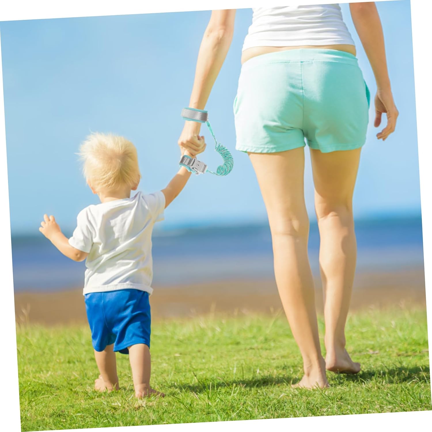 Anti-Lost Leash for Kids Reflective Child Safety Waist Band Harness Adjustable Toddler Leash for Outdoor Travel Anti-Lost Rope for Boys and Girls
