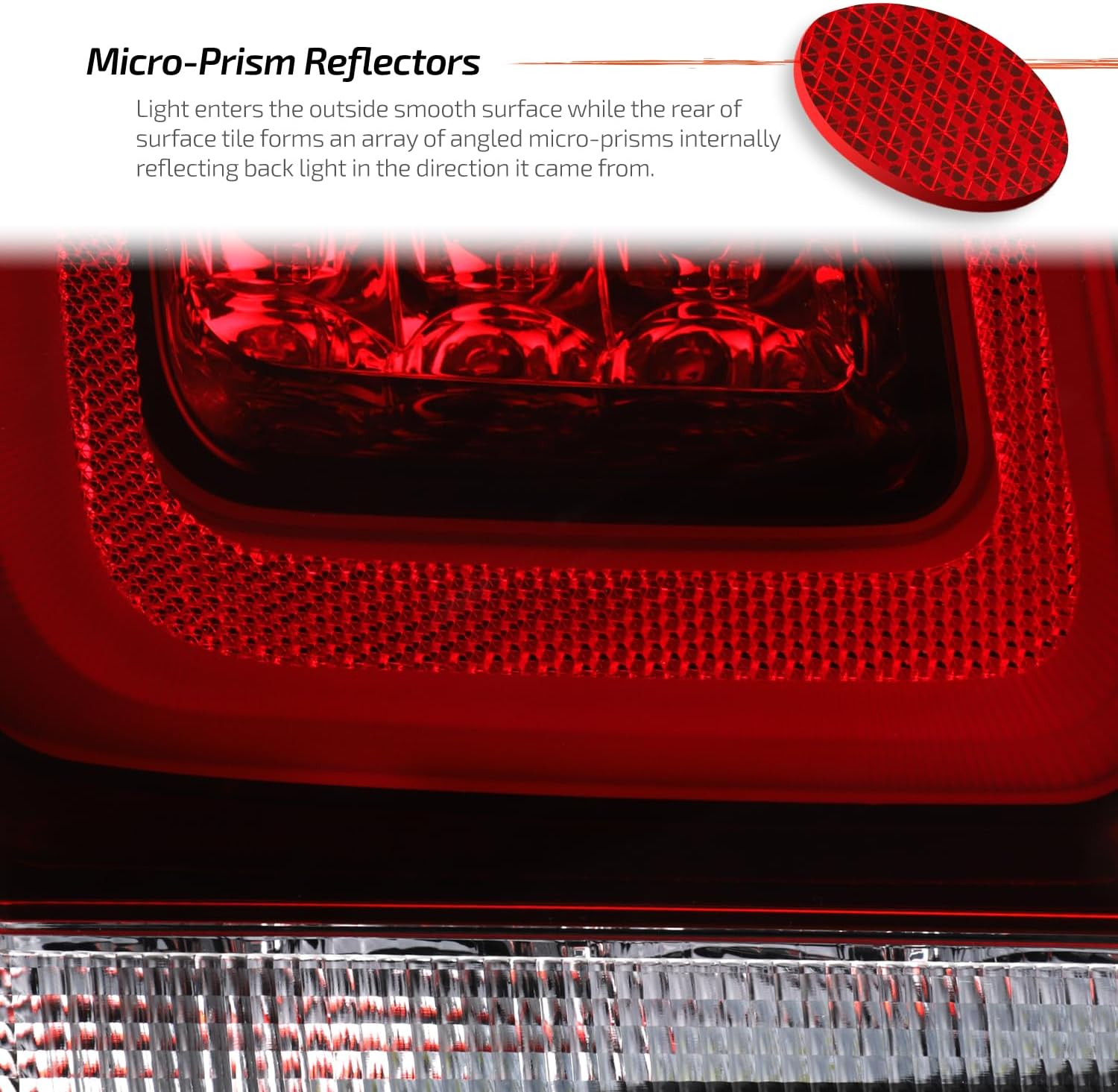 AKKON - Fit 2015-2023 Chrysler 300 15-23 OE Style [Full LED] Tail Lights Black Bezel w/Dark Red Lens Driver + Passenger Assembly