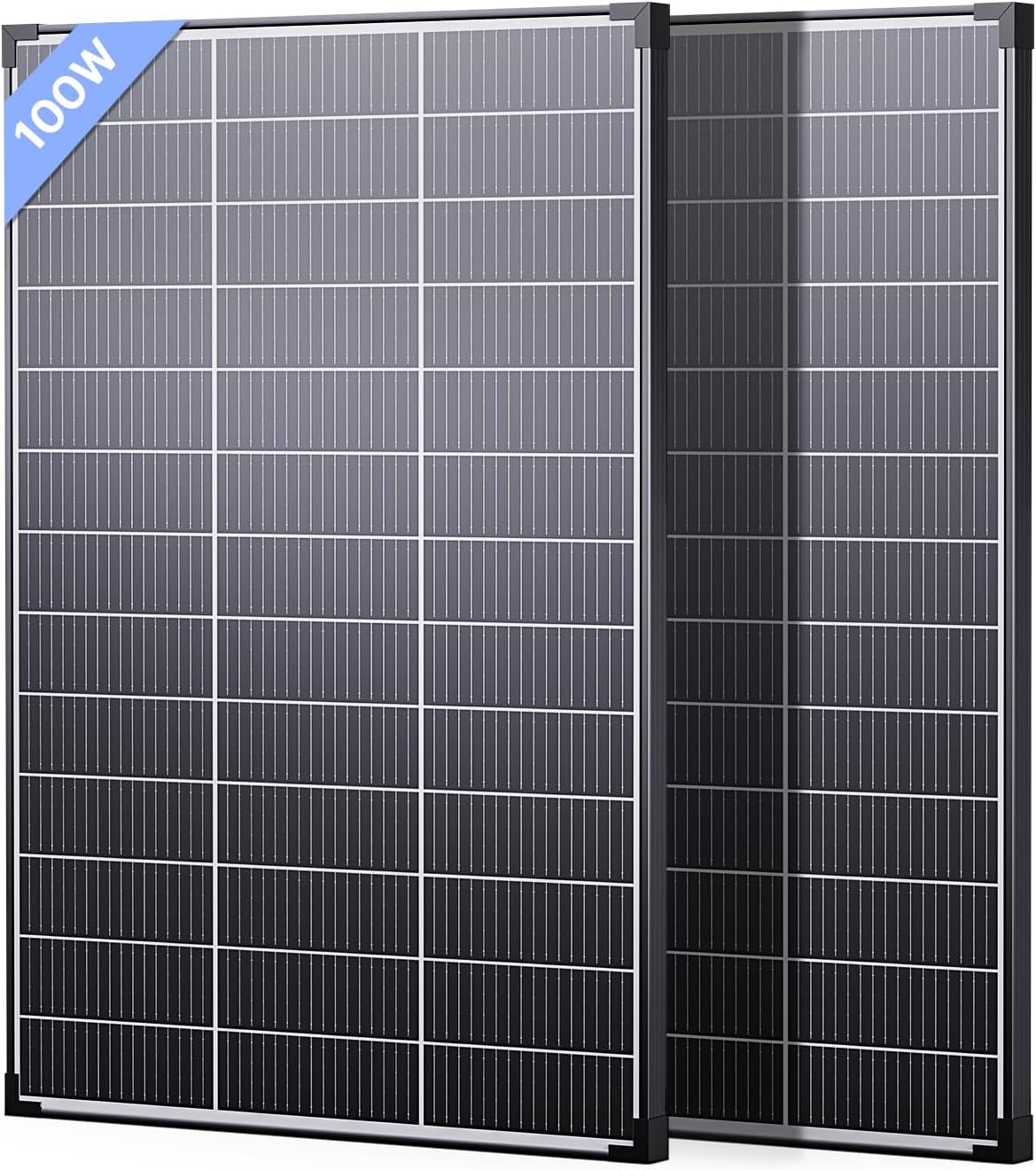 N-Type 16BB 200W Solar Panel pair, 2x100W 12V, 25% high efficiency