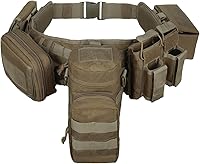 Vista 1 de YAKEDA - Cinturón táctico de combate, cinturón de servicio público, cinturón de policía, 5