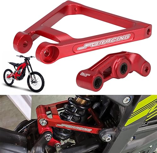 Miniatura 9 de JFG RACING Sur Ron - Triángulo de suspensión + kit de bajada de eslabones 7075 de aluminio para Surron Sur Ron Light Bee XS Segway X160X260 Electric