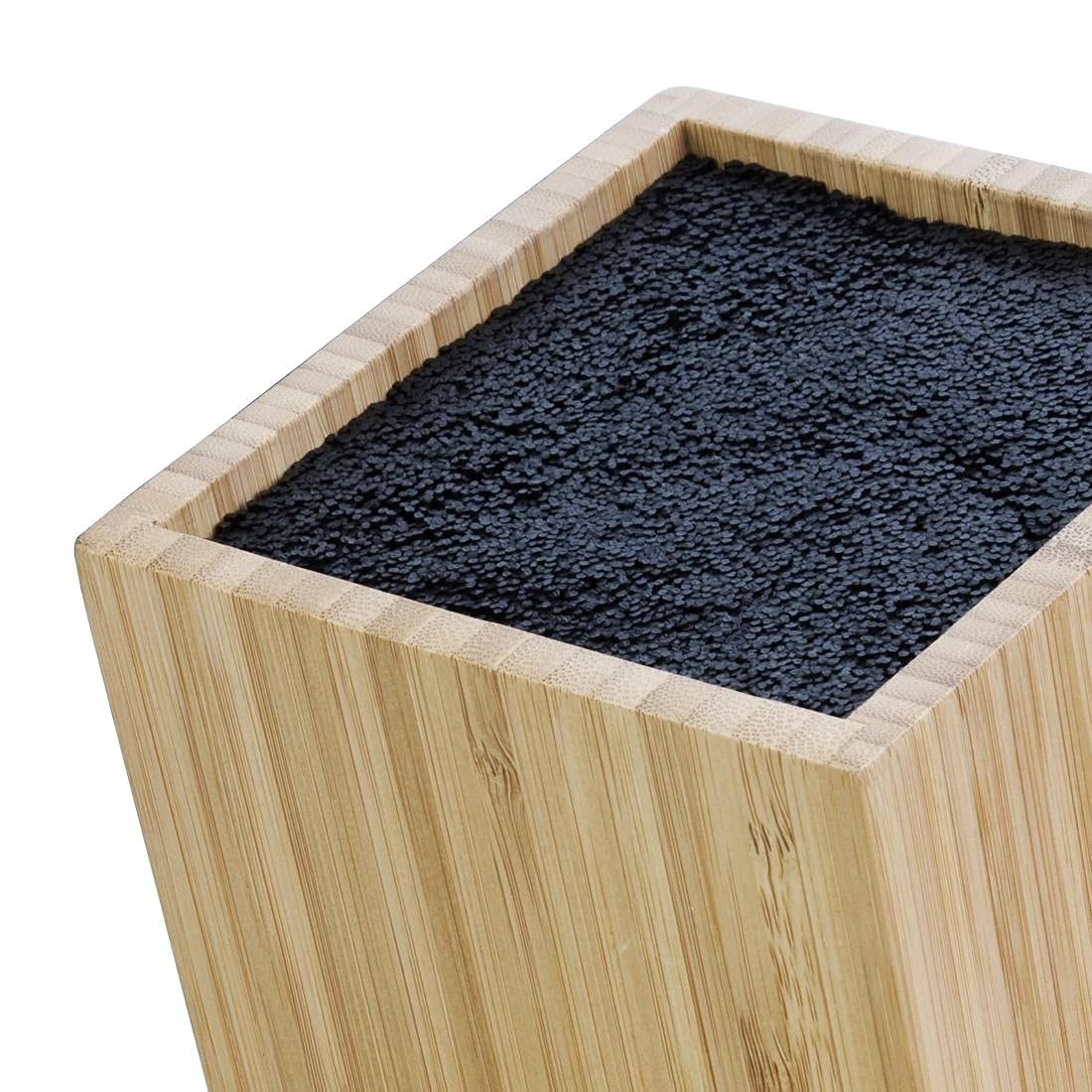 Vogue Bloc couteaux universel en bois, taille : 24,5 (H) x 12 (L) x 15,5 (P) cm, s'adapte à n'importe quel couteau, léger angle pour un accès facile, chefs professionnels et amateurs, CP862