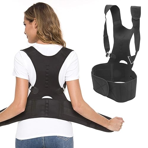 Miniatura 6 de Back Correction Belt Increase Image Soft Elastic Magnet Posture Correction Belt for Healthy Care for Adults