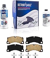 Vista 91 de Detroit Axle - Pastillas de freno para Dodge Dart 2013-2016 2014 2015 pastillas de freno de cerámica con reemplazo delantero y trasero de hardware