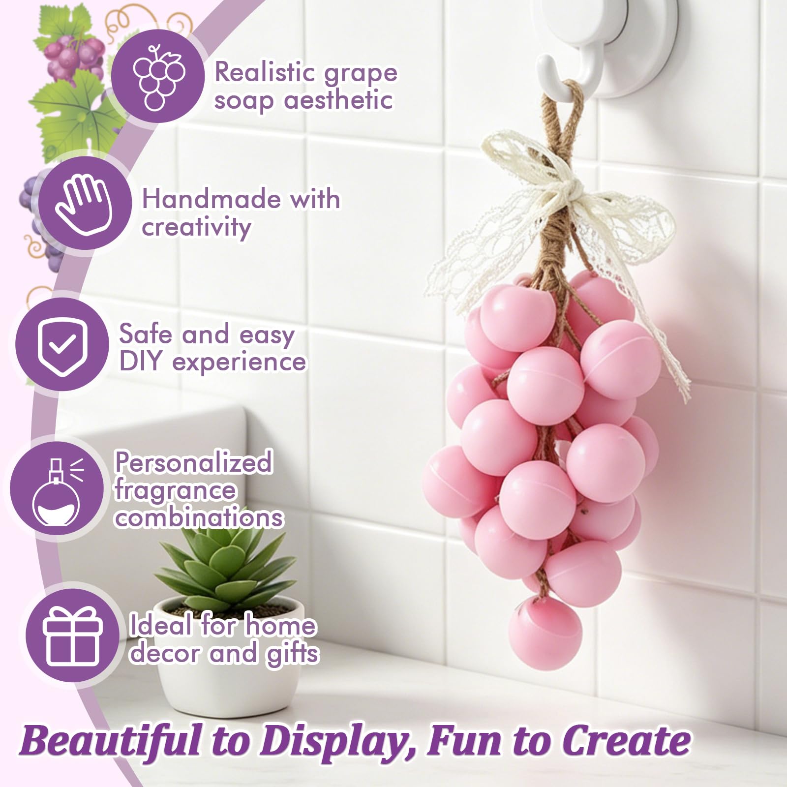 Kit de fabrication de savon pour adultes et enfants, base de savon, moule à savon, parfums, fleurs séchées, paillettes, kits de bricolage pour enfants pour adultes