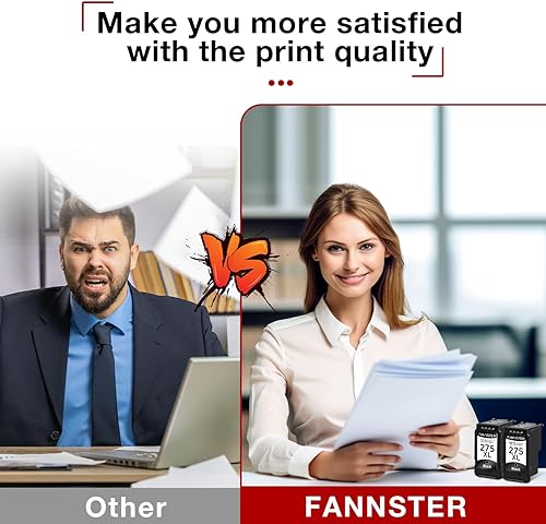 Miniatura 2 de 275XL - Cartucho de tinta remanufacturado negro para Canon 275 PG275 PG-275 XL PG-275XL PGI275 XL negro BK 1 paquete de repuesto para impresora