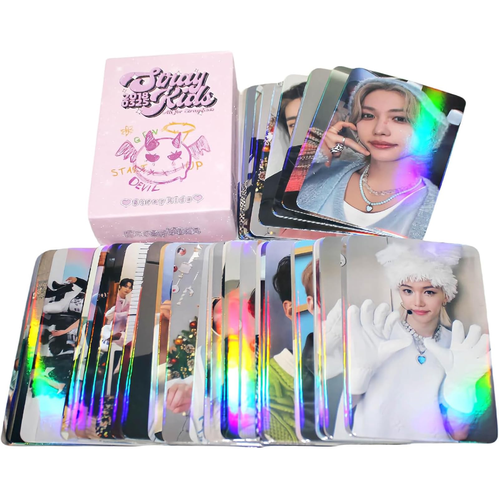 Stray Kids KOBMO フォトカード 2枚セット Amazon.co.jp: 2パック/100枚 Stray Kids フォトカードセット Kpop