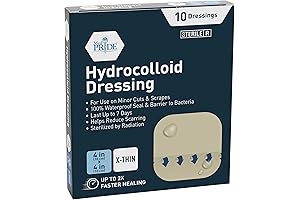 MED PRIDE Hydrocolloid Advanced Wound Care Dressing Pads