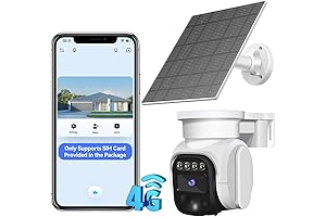 4G LTE Cellular Camera: No WiFi, Solar-Powered Security