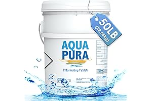 Aqua Pura Trichlor Chlorine Tablets: Maintain Pristine Pool Hygiene