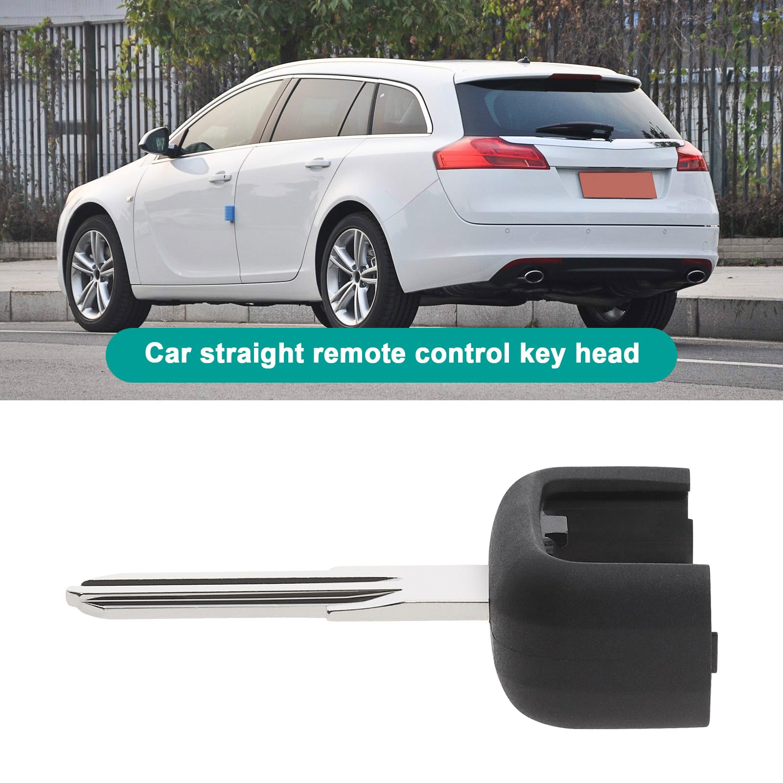 LT Easiyl 2pcs Car Remote Key Head Car Key Blank HU46 Auto Remote Key Blank Compatible with Vauxhall Compatible with Opel Astra Corsa Zafira Automotive Key Accessories - Image 3