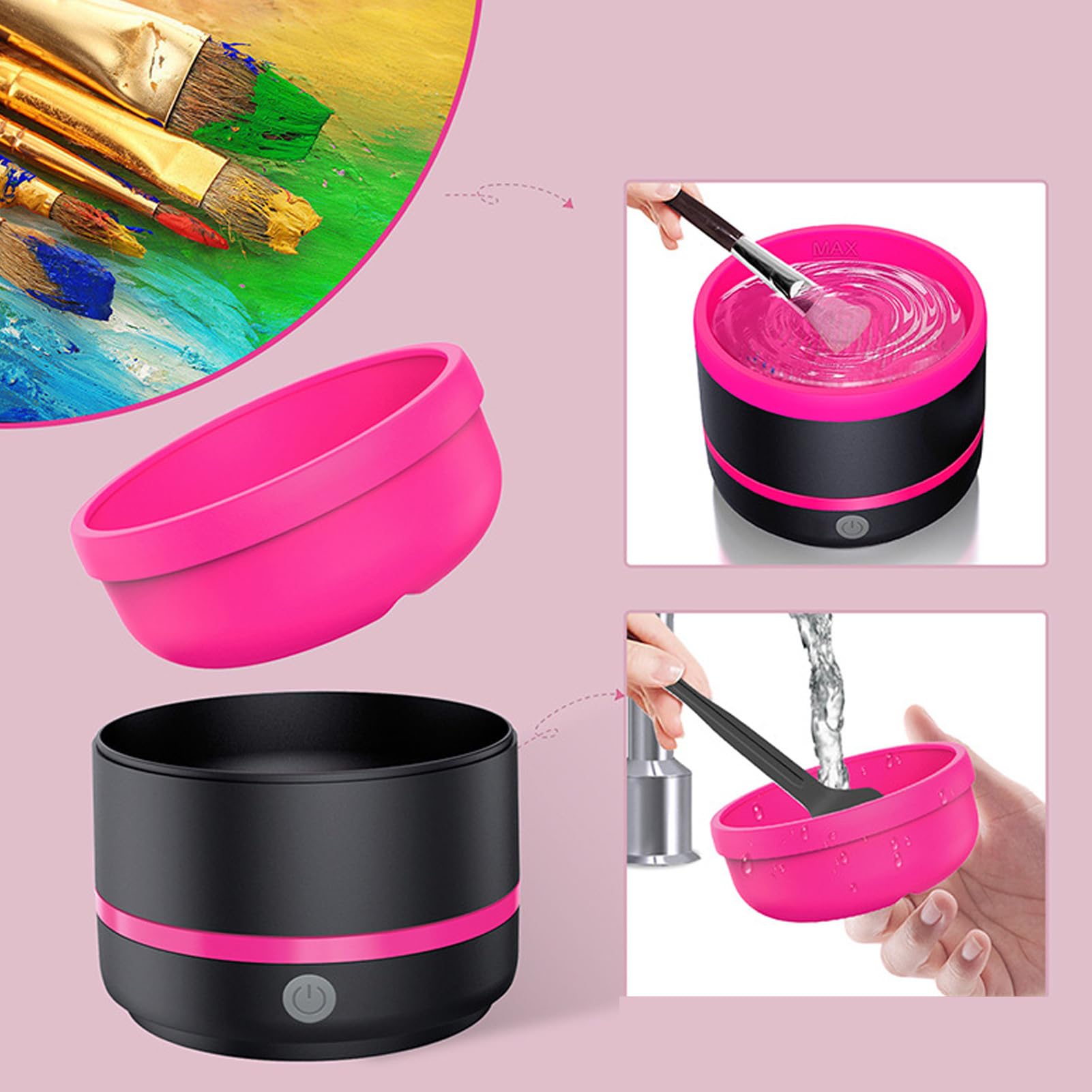 Make-up Pinselreinigungsmaschine Frauen Kosmetik Foundation-Tool-Washer