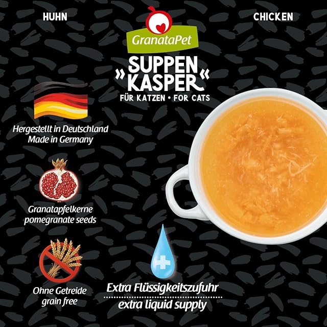 Foto 3 de 6 de GranataPet Suppen Kasper Pollo Kats Bocadillo 12 Latas de 70 g