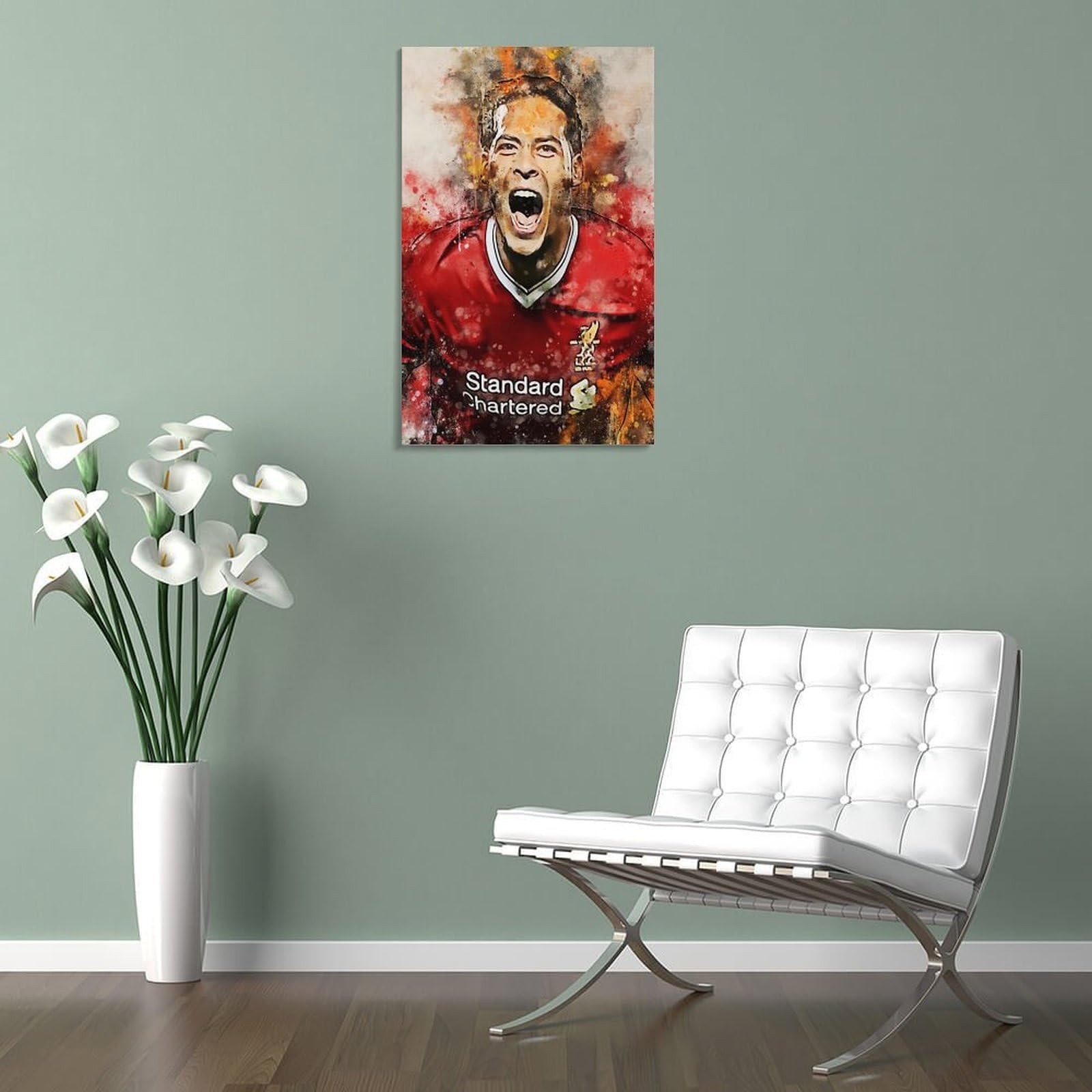 Amazon.co.jp: フットボール選手 ヴァージル・ファン・ダイク 壁画