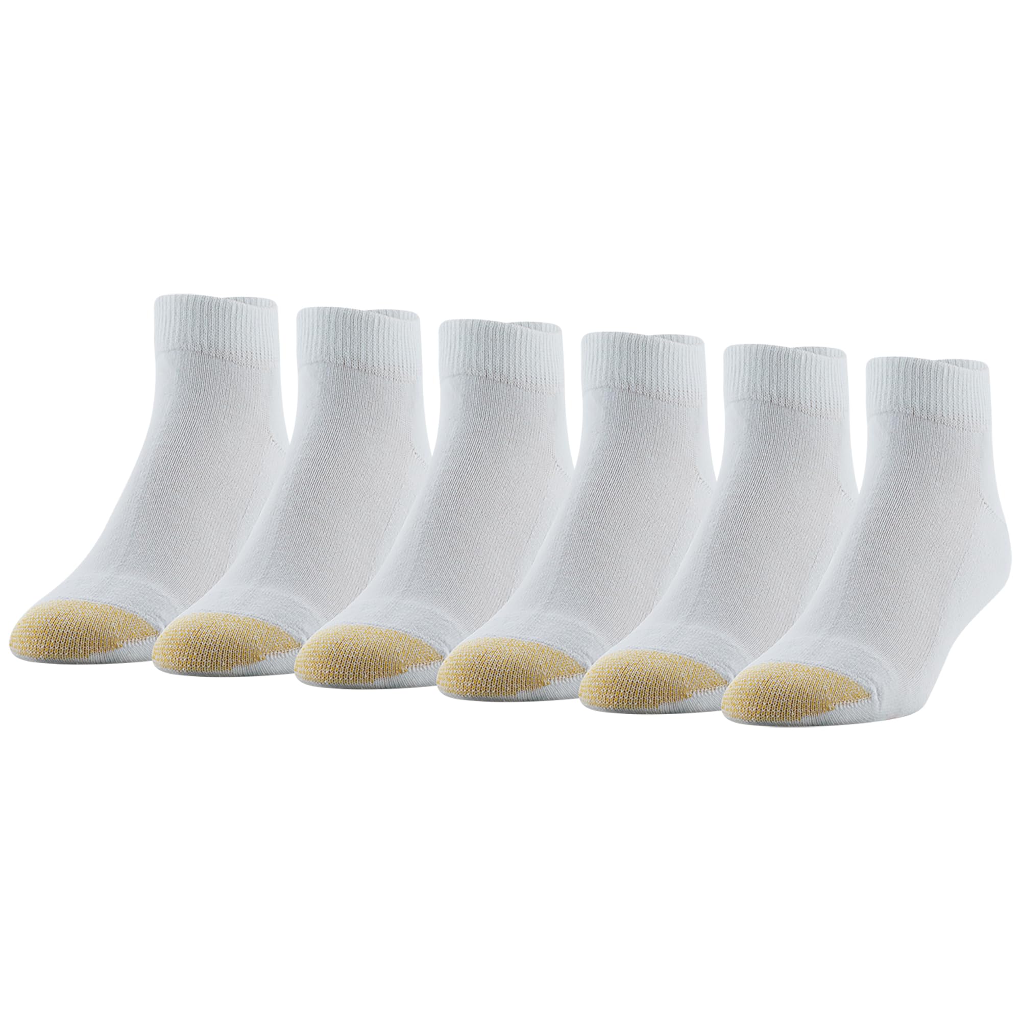 GOLDTOEMen's Cotton Low Cut Sport Liner Socks (6 Pairs)