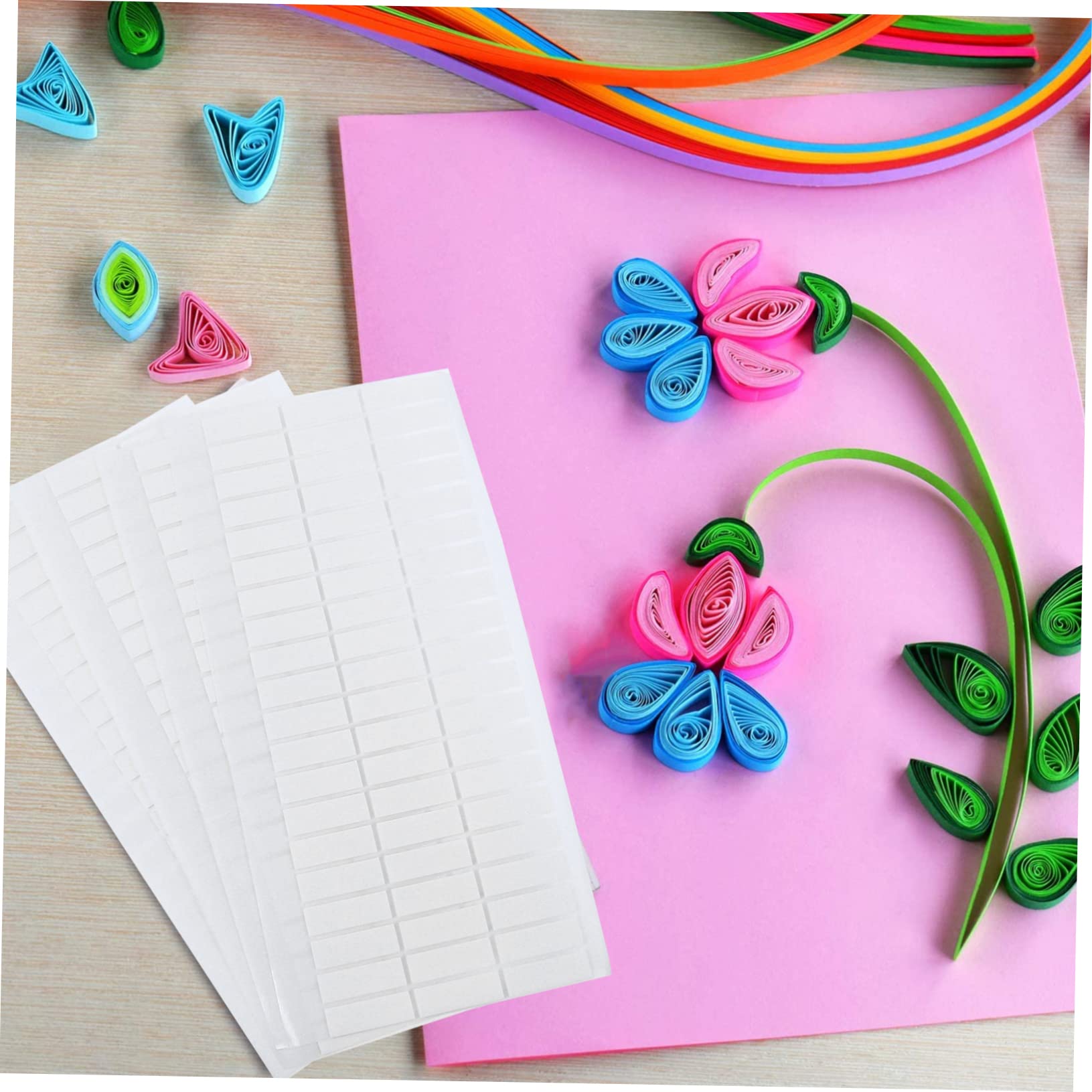 DOITOOL 3 Set Nastro Biadesivo Adesivo Eva Per Crafting Per Effetti E Progetti Te Facile Rimuovere Residui Per Biglietti E Scrapbooking 5 Fogli*3