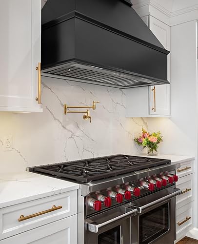 Miniatura 3 de Akicon Campana extractora de 30 pulgadas, ultra silenciosa, potente succión incorporada, campana de ventilación de cocina con conductos de acero