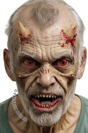 Fxe Faux Studio Small Flesh Devil Horns Latex Prosthetic Appliance