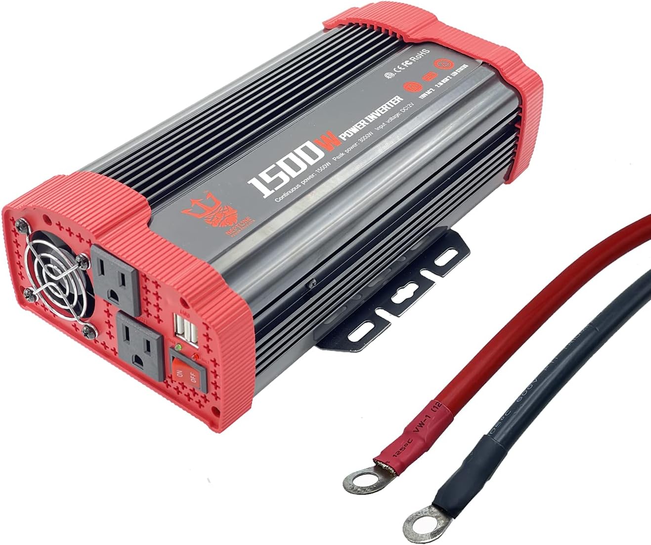 ENERGIZER 500 Watt Power Inverter 12V DC to AC + 4 x 2.4A