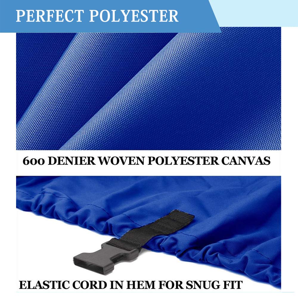 Copertura per console centrale per barca, di grandi dimensioni, 600D, resistente, impermeabile, colore blu Oxford