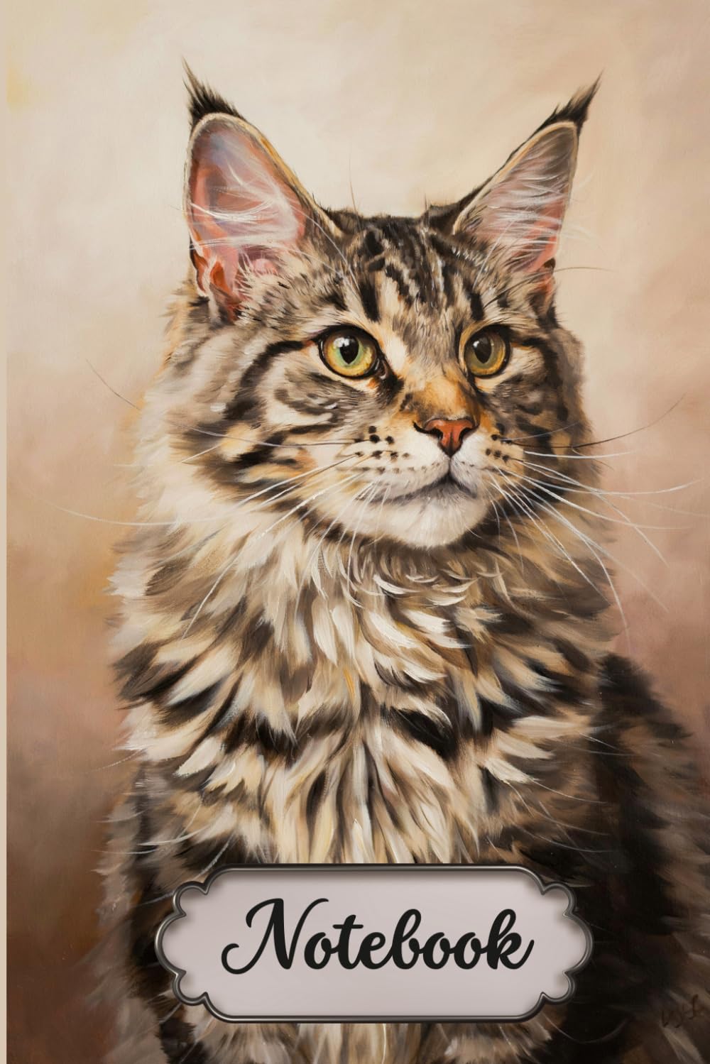Maine Coon Notebook for Cat Lovers: 6x9 Lined Journal, 120 Pages – Gift for Cat Moms & Cat Enthusiast