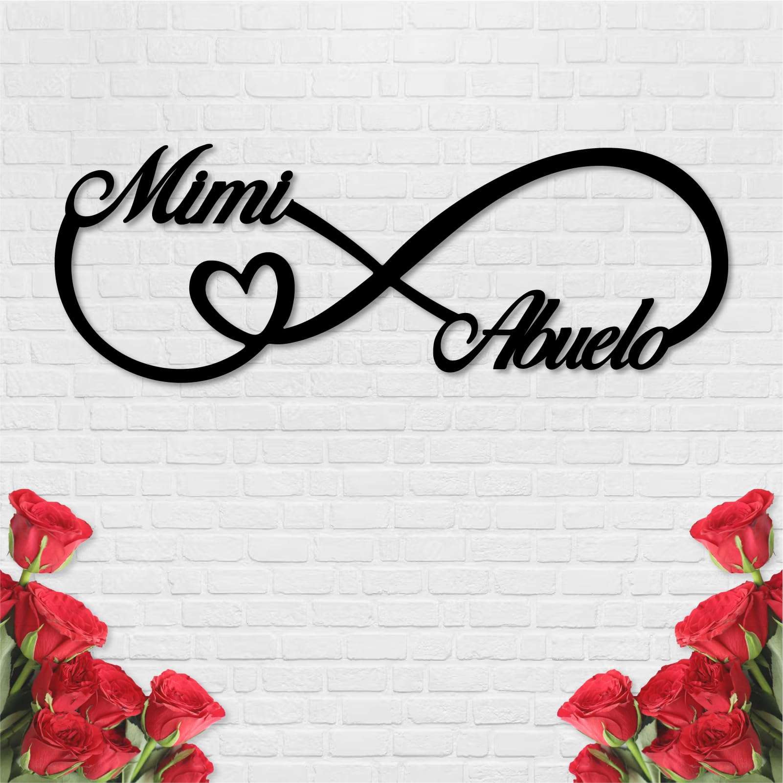 Amazon.com: Personalized Infinity Symbol, Metal Love Sign, Custom