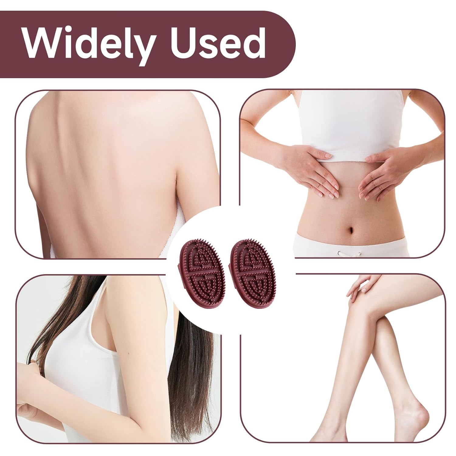 2Pcs Meridian Massage Brushs, Meridian Brush for Belly, Beauty Salon Professional Custom Meridian Brush, Full Body SPA Massager Relaxation, Acupressure Meridian, Scalp Massage - Image 4