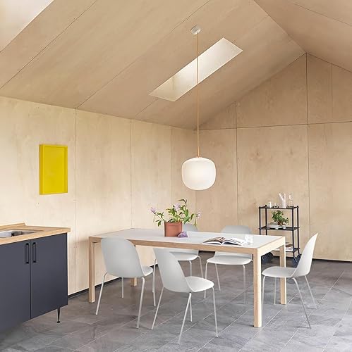 Miniatura 2 de 2xhome Juego de 4 sillas apilables contemporáneas modernas de comedor de cocina moldeadas de plástico sin brazos con parte trasera curvada forma