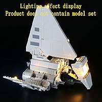 Vista 6 de Kit de luces LED compatible con Lego Imperial Shuttle - Juego de iluminación para modelo de construcción 75302 (juego de modelos no incluidos)