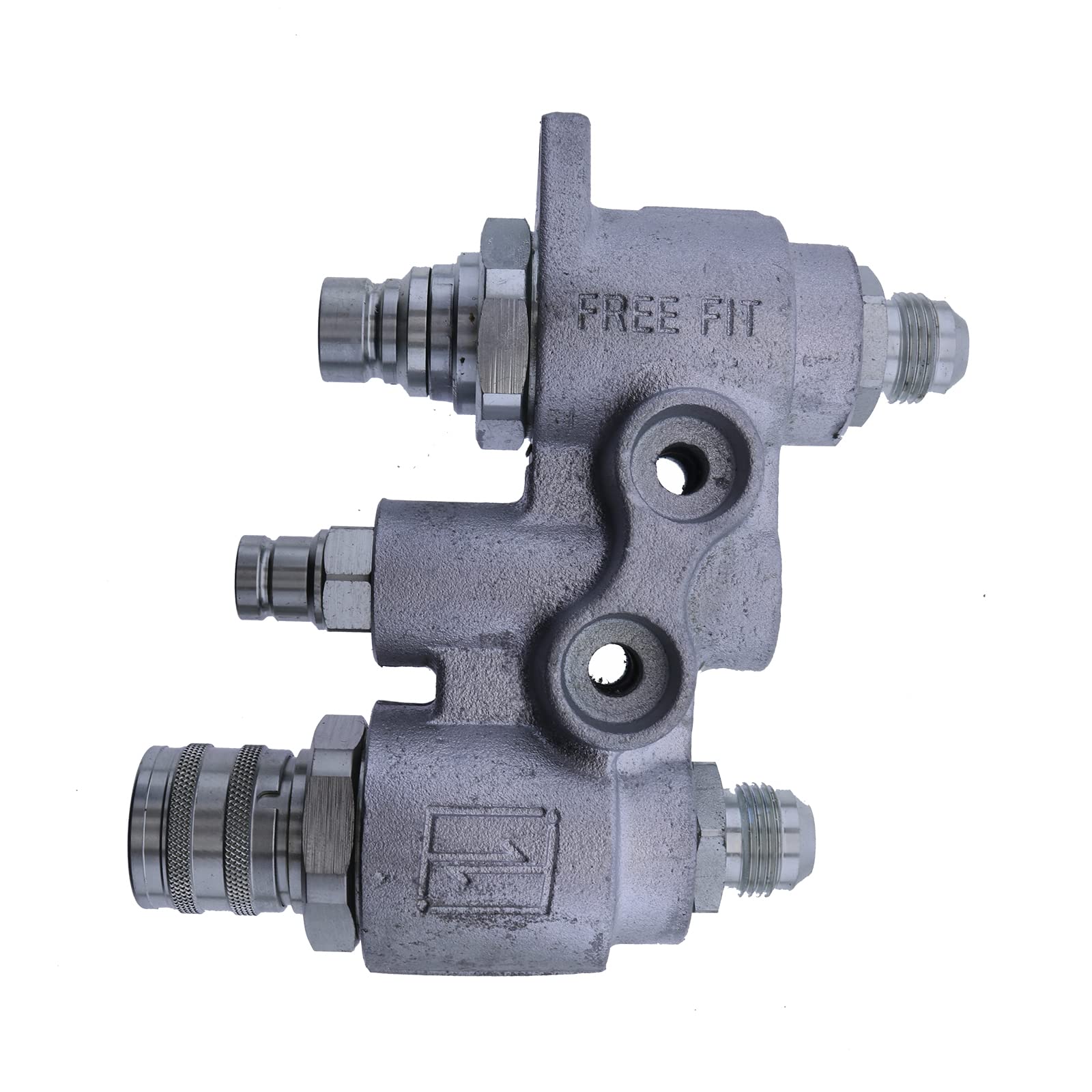 FridayParts 4BD4FH Hydraulic Flat Face Quick Coupler for 4BD4FH Manifold Saturn Block Bobcat