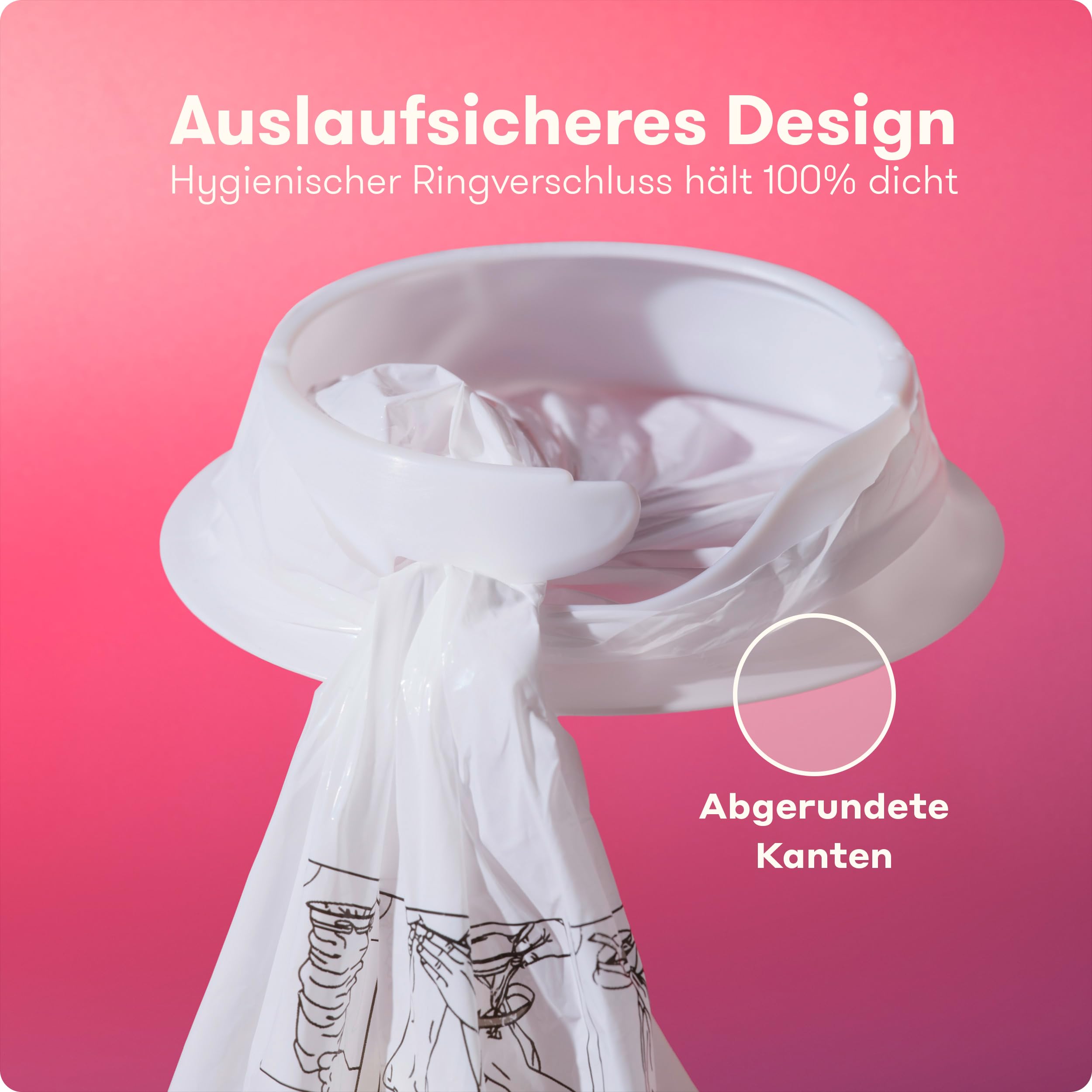 Spuckbeutel 20 Stück - Brechbeutel 1000ml Mit Ring Für Reiseübelkeit