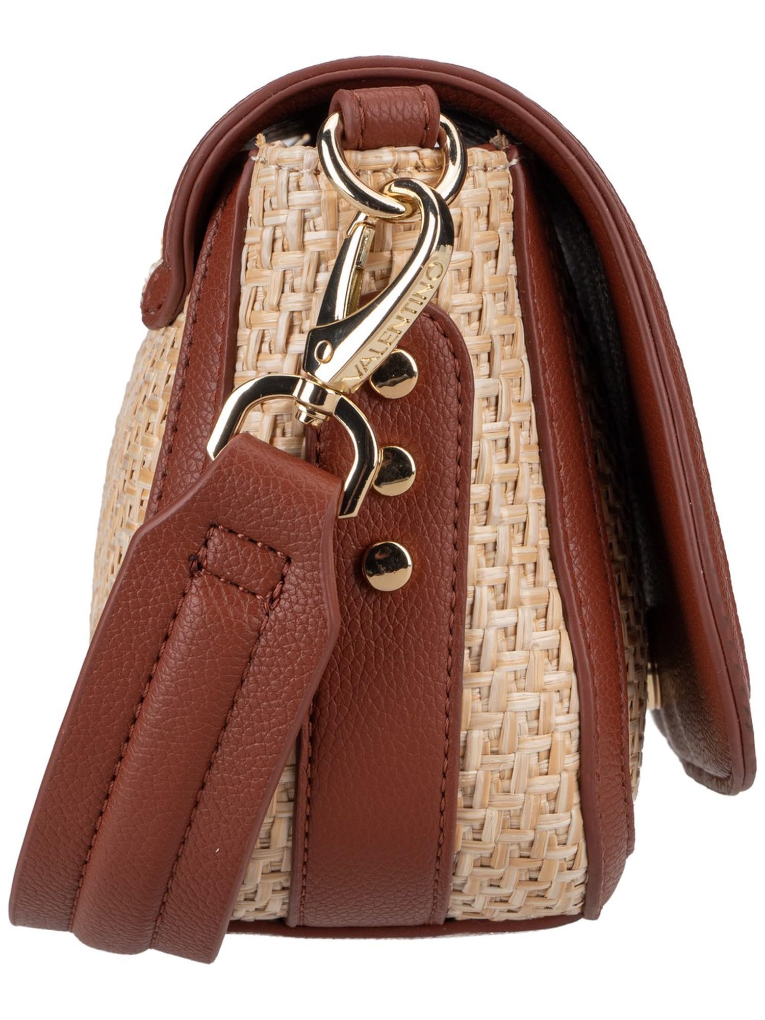 Valentino bolso de hombro bolso bandolera Demetra Flap Bag Naturale/Cuoio beige