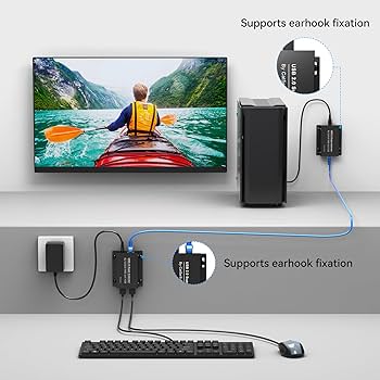USB 2.0 エクステンダー オーバーイーサネット HUB Cat5e / 6 Amazon | USBエクステンダーオーバーイーサネットUSB 2.0 HUB