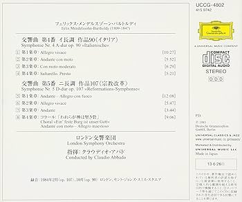 メンデルスゾーン b 4枚 スコア メンデルスゾーン 交響曲第4番 イ長調 作品90 「イタリア